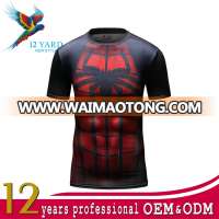 china new design sublimation printing Sports quick dry fit formal men's t Shirt