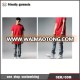 OEM China import plain red extra long drop tail t shirts for mens