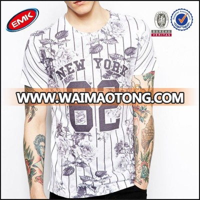 new style short sleeve full print t shirt sport t shirt for men