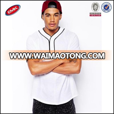 2014 new model t shirts blank white v neck t shirts with buttons