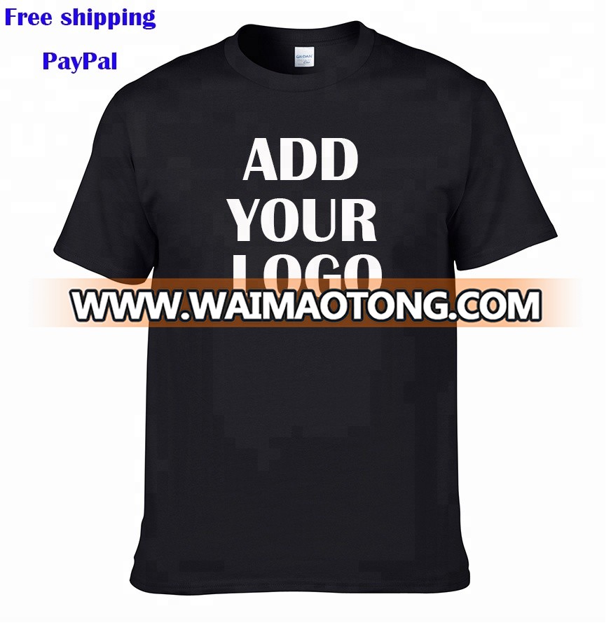 Free shipping 63000 softstyle 100% American cotton custom t shirt printing